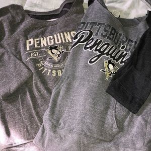 Lot of 2 XL Pittsburgh Penguins Sweatshirts